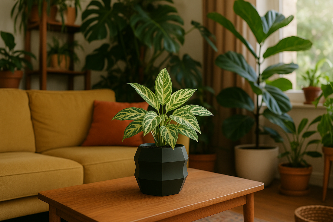 Obsidian Noir Planter: Tretto’s Statement of Modern Elegance