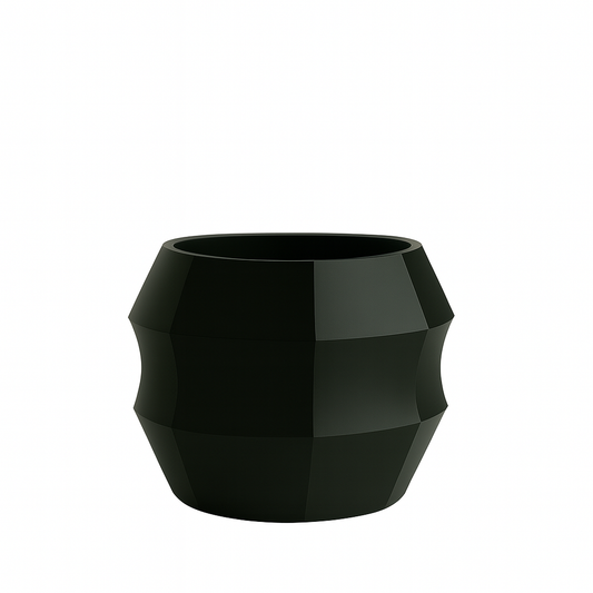 Obsidian Noir Sculptural Versatility in Matte Black