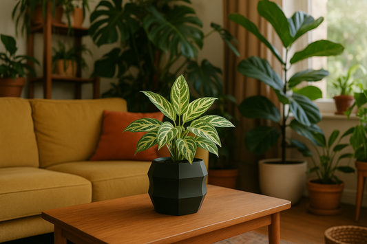 Obsidian Noir Planter: Tretto’s Statement of Modern Elegance