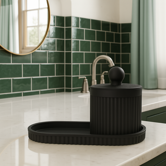 Ora Noir – Covered Bathroom Vessel on Tray