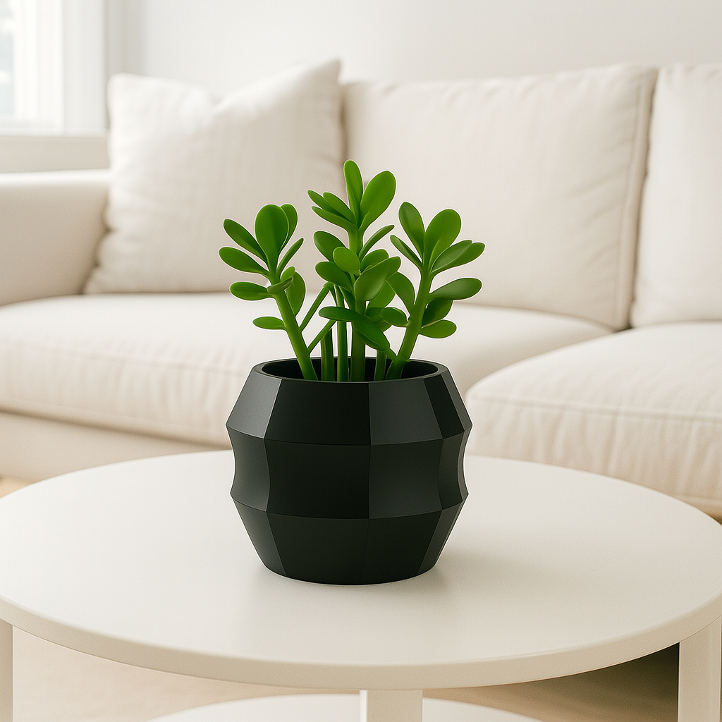 Obsidian Noir Sculptural Versatility in Matte Black